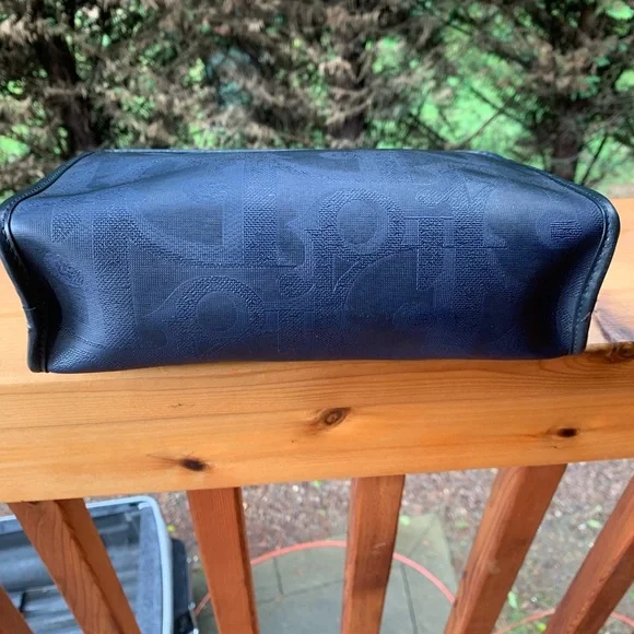 ❌SOLD❌DIOR Rare Vintage Midnight Blue Zip Pouch Clutch - Picture 3 of 8